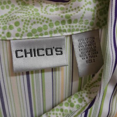 Women's Shirt tops mid / long sleeve size L & XL Croft & Barrow, Chico's, Allison Saley and more