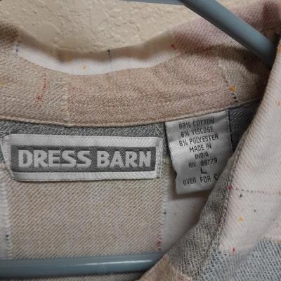 Women's tops long sleeve with jacket L & XL Eddie Bauer, Koret City Blues, Cabin Creek and more