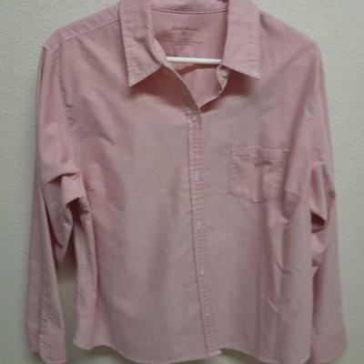 Women's tops long sleeve with jacket L & XL Eddie Bauer, Koret City Blues, Cabin Creek and more