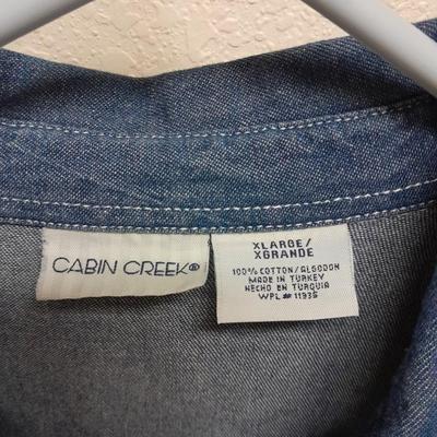 Women's tops long sleeve with jacket L & XL Eddie Bauer, Koret City Blues, Cabin Creek and more