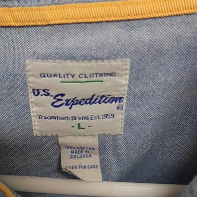 Women's tops long sleeve with jacket L & XL Eddie Bauer, Koret City Blues, Cabin Creek and more