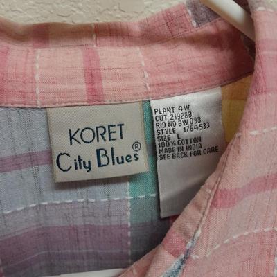 Women's tops long sleeve with jacket L & XL Eddie Bauer, Koret City Blues, Cabin Creek and more