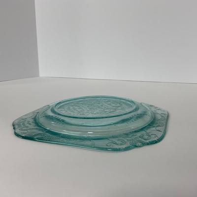 -177- GLASSWARE | Blue Madrid Federal Glass Co. | Plate