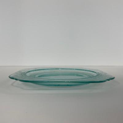 -177- GLASSWARE | Blue Madrid Federal Glass Co. | Plate