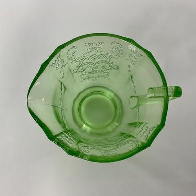 -178- URANIUM | Green Madrid Federal Glass Co. | Creamer