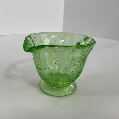-178- URANIUM | Green Madrid Federal Glass Co. | Creamer
