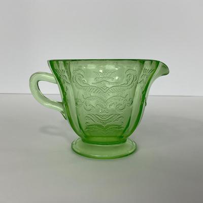 -178- URANIUM | Green Madrid Federal Glass Co. | Creamer