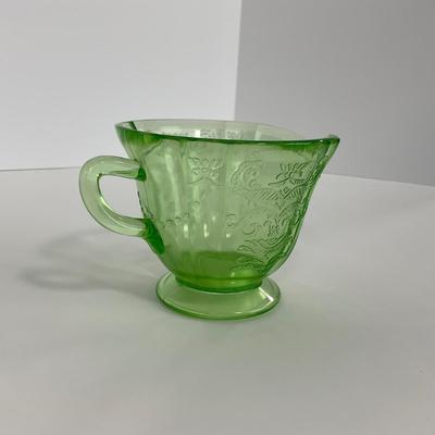 -178- URANIUM | Green Madrid Federal Glass Co. | Creamer