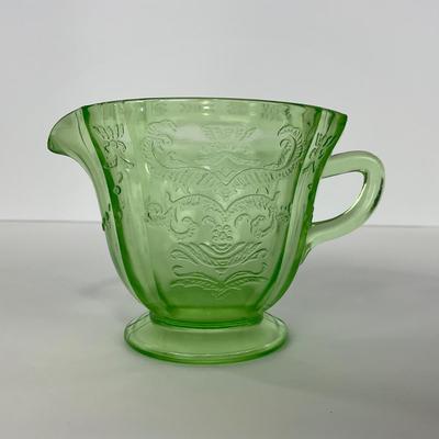 -178- URANIUM | Green Madrid Federal Glass Co. | Creamer