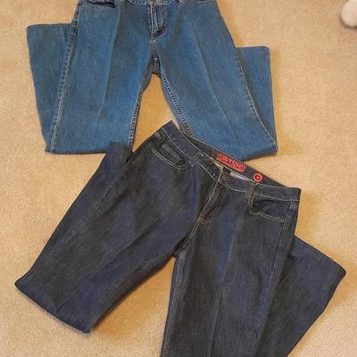 Two pair of Women's Jeans Size 12 Tall