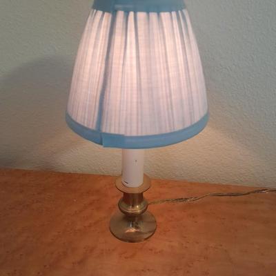 Mid Century Modern one drawer Nightstand with lamp