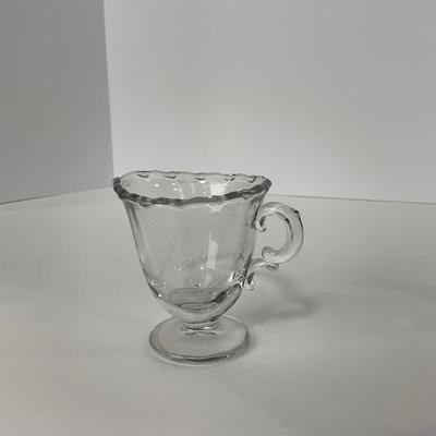 -181- GLASSWARE | Century Fostoria Glass Co. | Creamer, Sugar & Tray