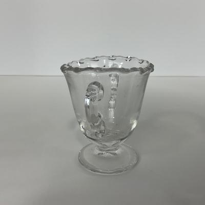 -181- GLASSWARE | Century Fostoria Glass Co. | Creamer, Sugar & Tray
