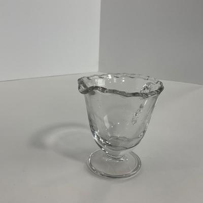 -181- GLASSWARE | Century Fostoria Glass Co. | Creamer, Sugar & Tray