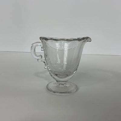 -181- GLASSWARE | Century Fostoria Glass Co. | Creamer, Sugar & Tray