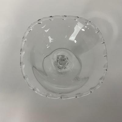 -182- GLASSWARE | Century Fostoria Glass Co. | Covered Butter Dish & Compote