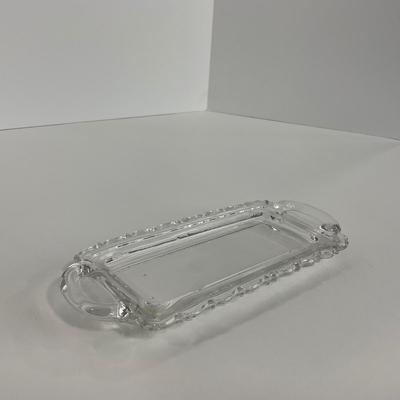 -182- GLASSWARE | Century Fostoria Glass Co. | Covered Butter Dish & Compote