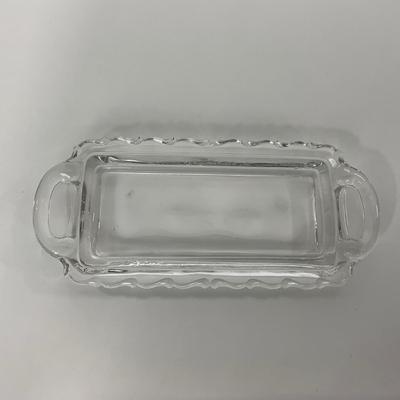 -182- GLASSWARE | Century Fostoria Glass Co. | Covered Butter Dish & Compote