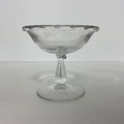 -182- GLASSWARE | Century Fostoria Glass Co. | Covered Butter Dish & Compote