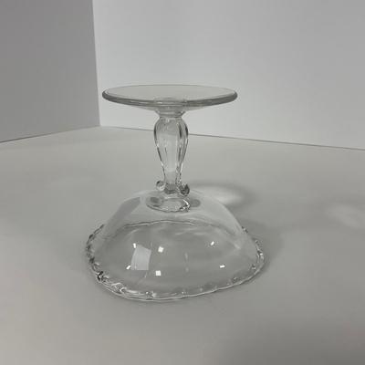 -182- GLASSWARE | Century Fostoria Glass Co. | Covered Butter Dish & Compote