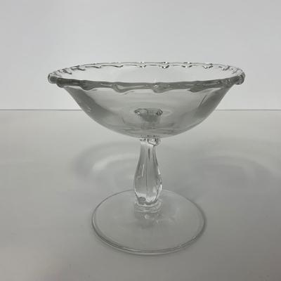 -182- GLASSWARE | Century Fostoria Glass Co. | Covered Butter Dish & Compote