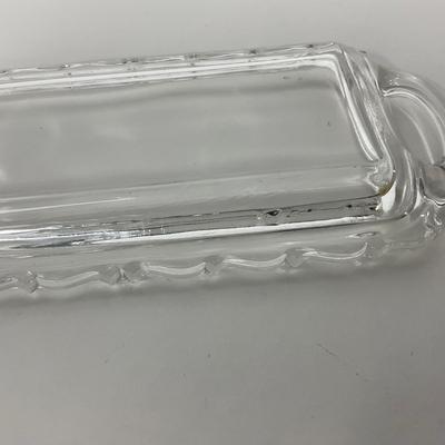 -182- GLASSWARE | Century Fostoria Glass Co. | Covered Butter Dish & Compote