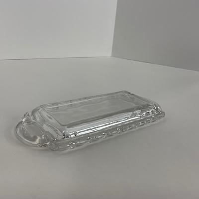 -182- GLASSWARE | Century Fostoria Glass Co. | Covered Butter Dish & Compote