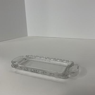 -182- GLASSWARE | Century Fostoria Glass Co. | Covered Butter Dish & Compote