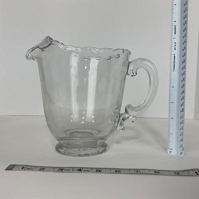 -183- GLASSWARE | Century Fostoria Glass Co. | Pitcher