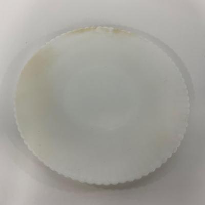 -184- DISHES | White Petalware MacBeth Evans Glass Co. | Large Plates