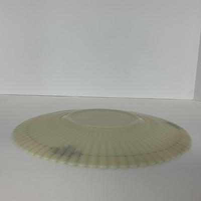 -184- DISHES | White Petalware MacBeth Evans Glass Co. | Large Plates