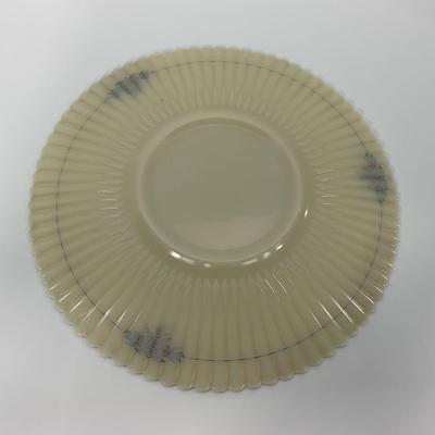-184- DISHES | White Petalware MacBeth Evans Glass Co. | Large Plates