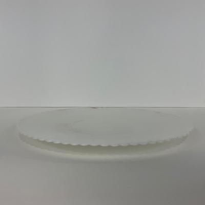 -184- DISHES | White Petalware MacBeth Evans Glass Co. | Large Plates
