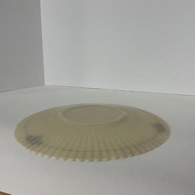 -184- DISHES | White Petalware MacBeth Evans Glass Co. | Large Plates