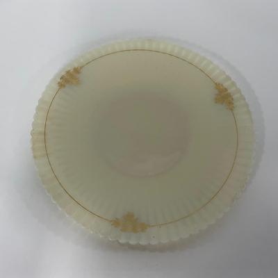 -184- DISHES | White Petalware MacBeth Evans Glass Co. | Large Plates