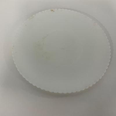 -184- DISHES | White Petalware MacBeth Evans Glass Co. | Large Plates