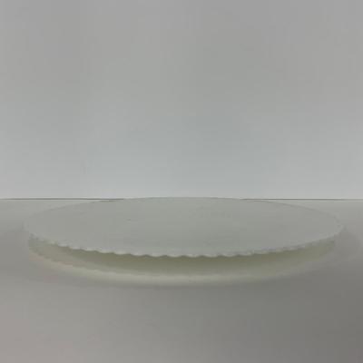-184- DISHES | White Petalware MacBeth Evans Glass Co. | Large Plates