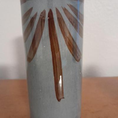 Two Mexico signed pottery vases.
