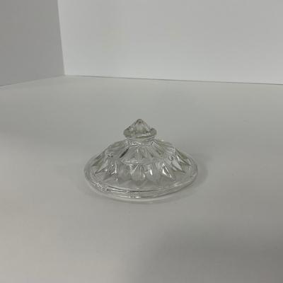 -186- GLASSWARE | Windsor Diamond Jeanette Glass Co. | Creamer & Sugar