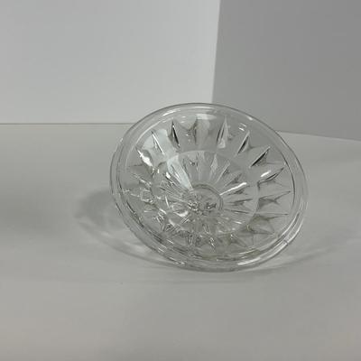 -186- GLASSWARE | Windsor Diamond Jeanette Glass Co. | Creamer & Sugar