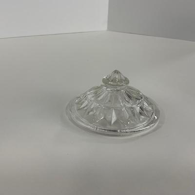 -186- GLASSWARE | Windsor Diamond Jeanette Glass Co. | Creamer & Sugar