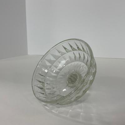 -187- GLASSWARE | Windsor Diamond Jeanette Glass Co. | Creamer, Sugar, & Butter Dish
