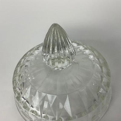 -187- GLASSWARE | Windsor Diamond Jeanette Glass Co. | Creamer, Sugar, & Butter Dish