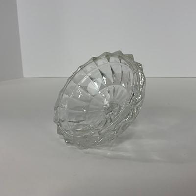 -187- GLASSWARE | Windsor Diamond Jeanette Glass Co. | Creamer, Sugar, & Butter Dish