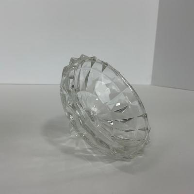-187- GLASSWARE | Windsor Diamond Jeanette Glass Co. | Creamer, Sugar, & Butter Dish