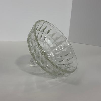 -187- GLASSWARE | Windsor Diamond Jeanette Glass Co. | Creamer, Sugar, & Butter Dish