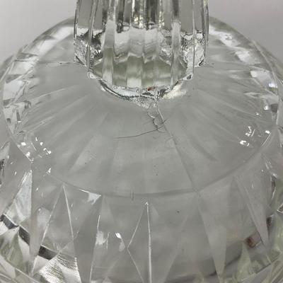 -187- GLASSWARE | Windsor Diamond Jeanette Glass Co. | Creamer, Sugar, & Butter Dish