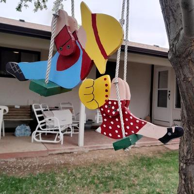 Patio & Home swinging man & woman yard decoration (1 of 3)
