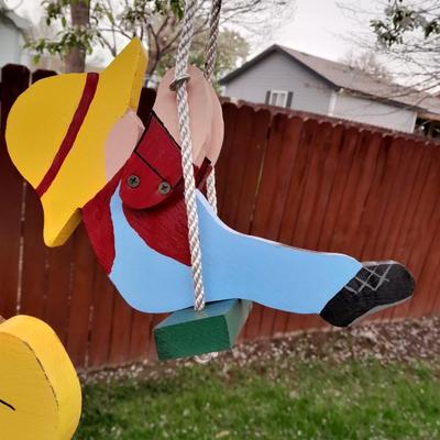 Patio & Home swinging man & woman yard decoration (1 of 3)