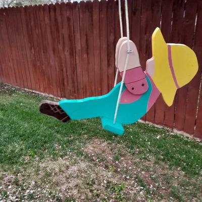 Patio & Home swinging man & woman yard decoration (2 of 3)